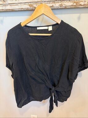 Becasa 100% Linen Blouse